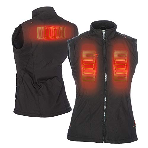 Mobile Warming Women's Dual Power Heated 12.v Vest (Black, Medium)