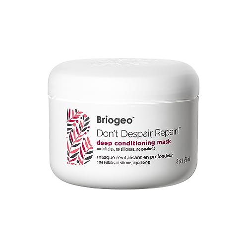 Briogeo Don't Despair Repair Hair Mask, Deep Conditioner for Dry Damaged or Color Treated Hair, 8 oz