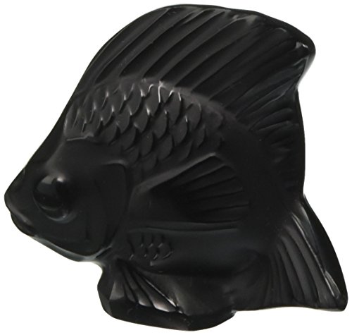 Lalique Fish-Black Crystal