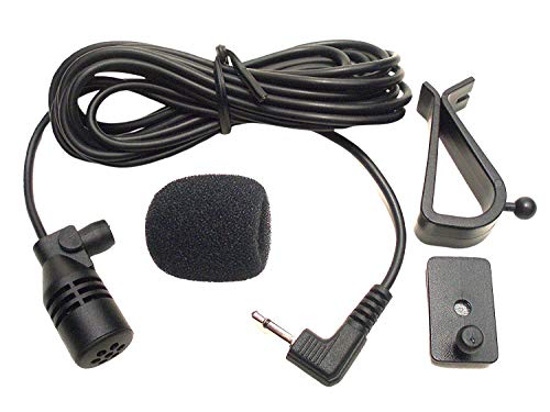 FingerLakes Microphone Mic 2.5mm Pioneer Compatible for Car Vehicle Stereo Radio GPS DVD Bluetooth Enabled Head Unit