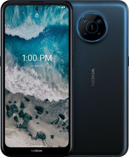 Nokia X100 | 5G Smartphone | 4GB / 128GB | 6.7' Display | 48MP Android Smartphone - for T-Mobile Only | Midnight Blue (Renewed)