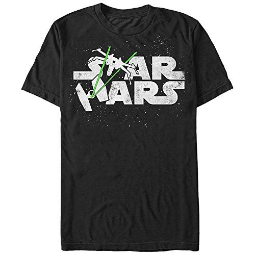 STAR WARS Men's Starship Logo T-Shirt - Black - 5X Large