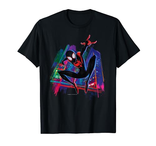 Marvel Spider-Man Miles Morales Graffiti City T-Shirt