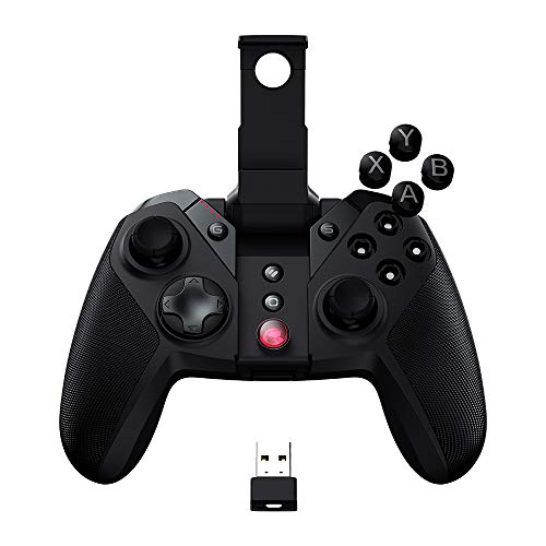 GameSir G4pro Wireless Controller for PC/Android/iOS/Switch Nintendo, PC Cpntroller with ManMagnetic ABXY, Six-Axis Gyroscope, Dual Asymmetric Motor Compatible with Apple Arcade and MFi Games