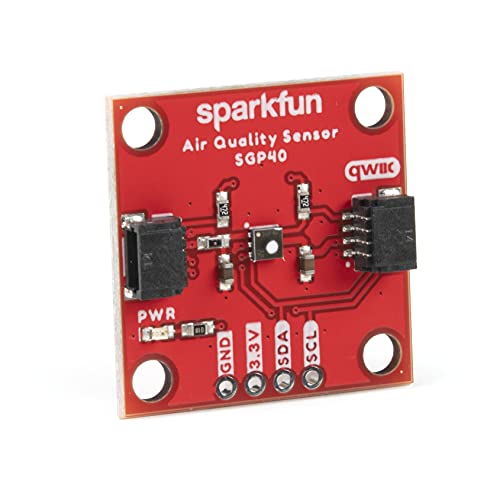 SparkFun Air Quality Sensor - SGP40 (Qwiic) - Measure The Quality of air in Your Room or House MOX (Metal Oxide) Sensor Detect Volatile Organic Compounds (VOCs) - Operating Voltage Range 1.7v - 3.6v