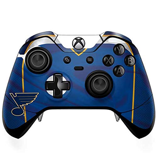 Skinit Decal Gaming Skin Compatible with Xbox One Elite Controller - Officially Licensed NHL St. Louis Blues Home Jersey Design