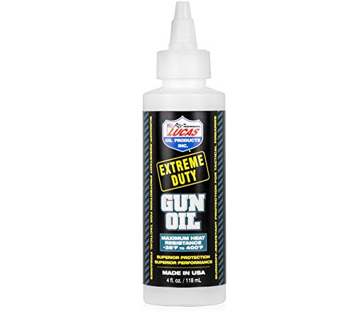 Lucas Oil 10877 Extreme Duty Gun Oil (4oz.), 1 Pack