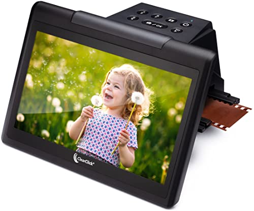 ClearClick Virtuoso 3.0 (Third Generation) 22MP Film & Slide Scanner (35mm, 110, 126) with Large 7' LCD Screen - Convert Slides and Negatives to Digital Photos