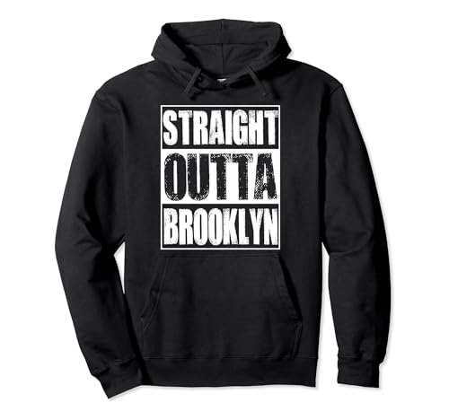 Vintage Straight Outta Brooklyn Gift Pullover Hoodie