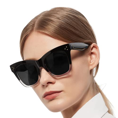 WEMOOTANTS Large Reader Sunglasses for Women 1.5 Cat Eye Reading Glasses UV Filter Stylish Design 1.0 1.25 1.5 1.75 2.0 2.25 2.5 2.75 3.0 Transparent 1.50