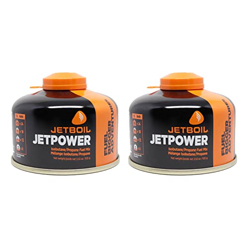 Jetboil Jetpower Fuel for Jetboil Camping and Backpacking Stoves, 100 Grams (2-Pack)