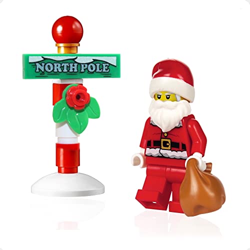 LEGO Holiday Minifigure - Santa Claus (with North Pole Stand) All New for 2022