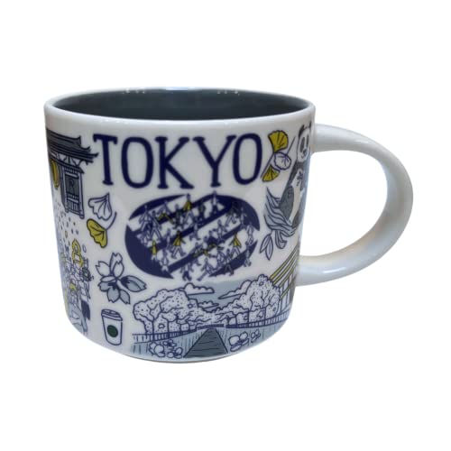 Starbucks Been There Series Tokyo Ceramic Coffee Mug, 14 Oz