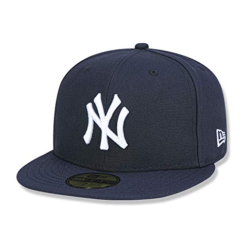 New Era Mens New York Yankees MLB Authentic Collection 59FIFTY Cap (7 1/4, Navy)