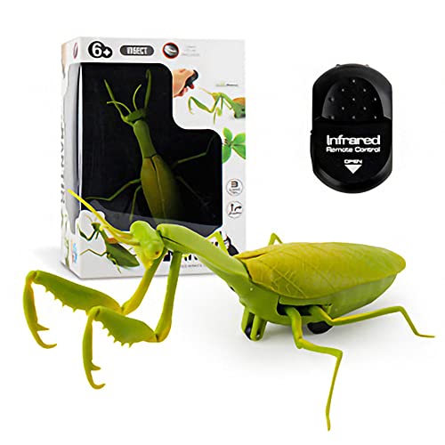 Foedoy Infrared Remote Control Praying Mantis Model Toy Electric Halloween Prank Children's Toys robo Alive Giant Python x Snake Early Education Puzzle