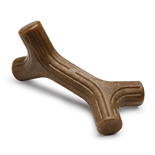 Benebone Bacon Stick Durable Dog Chew Toy for Aggressive Chewers, Real Bacon, Made in USA, Medium