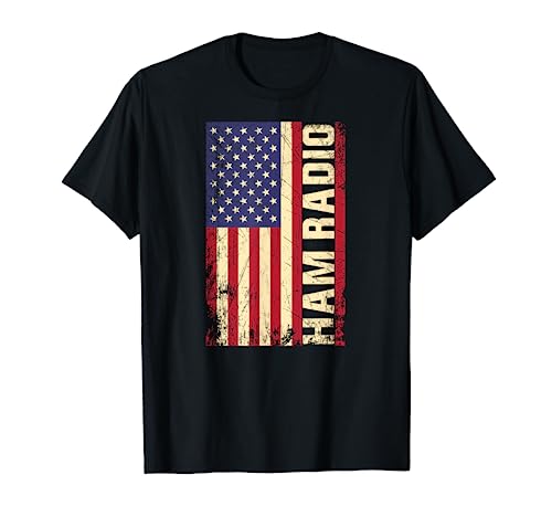 USA Flag Amateur Ham Radio Day Celebration Shirt Gift