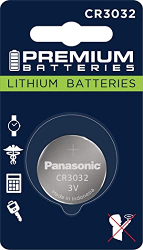 Premium CR3032 Battery 3V Lithium Coin Cell - Japanese Engineered High Capacity Batteries (1 Pack)