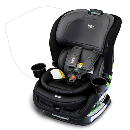Britax Poplar Convertible Car Seat, 2-in-1 Car Seat with Slim 17-Inch Design, ClickTight Technology, Stone Onyx