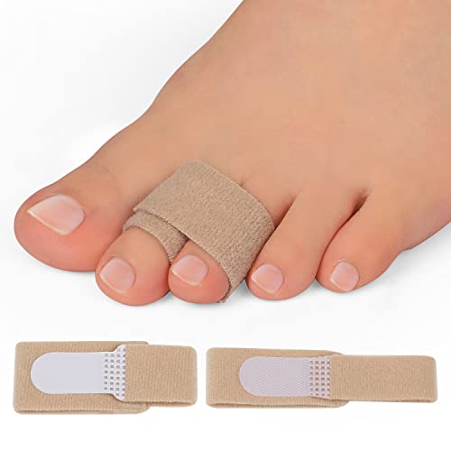 Bukihome Up-Grade Hammer Toe Straighteners for Bent Toes, 12 Pack Toe Splints, Toe Corrector, Toe Wraps for Curled Toes, Crooked Toes and Hammer Toes（6 Large Size & 6 Middle Size）