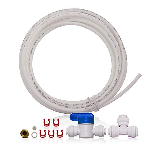 APEC Water Systems ICEMAKER-KIT-RO-1-4 Ice Maker Kit for Reverse Osmosis Systems, Refrigerator & Water Filters