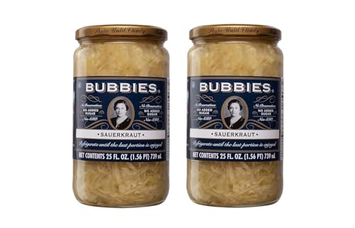 Bubbies Sauerkraut, 25 Fl Oz (2 Pack)