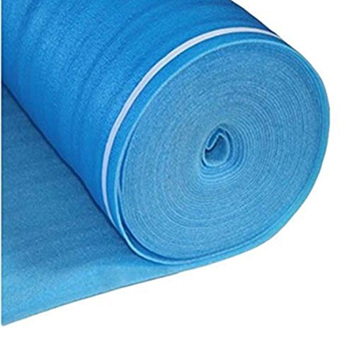 AMERIQUE AMBLPD3M 3-in-1 Heavy Duty Foam 3mm Thick Premium Flooring Underlayment Padding with Tape and Vapor Barrier, 200 Square', Royal Blue, Feet