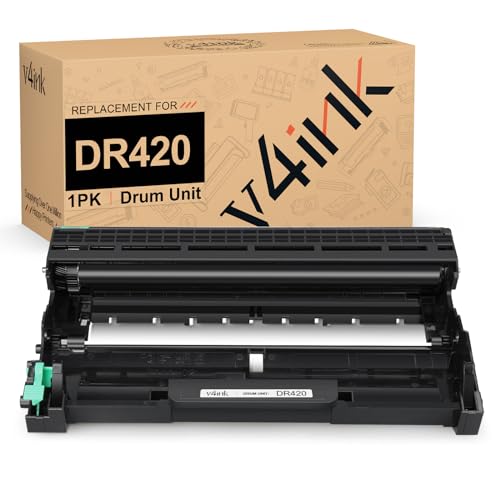 v4ink Compatible Drum Unit Replacement for Brother DR420 to use for HL-2240 HL-2240D HL-2270DW HL-2280DW MFC-7360N MFC-7460DN MFC-7860DW Brother IntelliFax-2840 2940 DCP-7060D DCP-7065DN Printer