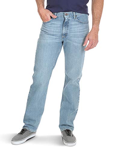 Wrangler Authentics Men's Classic 5-Pocket Regular Fit Jean, Stonewash Flex, 34W x 34L