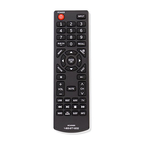 MC42NS00 Replacement Remote Control fit for Sanyo TV DP24E14 DP39D14 DP42D24 DP50E44 DP55D44 DP58D34 DP65E34 FVD3924 FVD5044 FVF5044