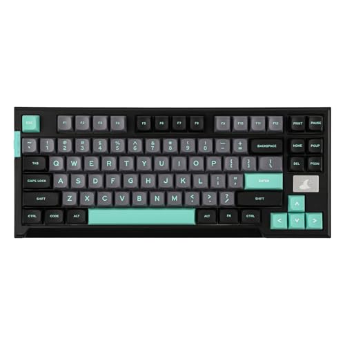 EPOMAKER x Feker IK85 Plus Gasket-Mounted Mechanical Keyboard, Hot Swappable 2.4Ghz/Bluetooth 5.0/USB-C Wired Wireless, Sound Dampening Foams Kit, 4000mAh Battery, RGB (Black, Marble White Switch)