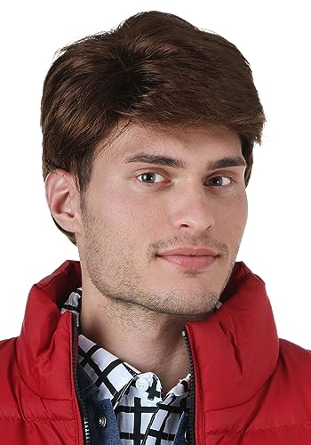 Fun Costumes Marty McFly Wig Standard Red