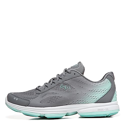 Ryka Womens Devotion Plus 2 Walking Shoe, Grey Aqua, 9 US