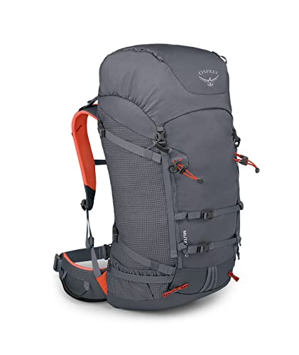 Osprey Mutant 52L Climbing and Mountaineering Unisex Backpack, Tungsten Grey, M/L