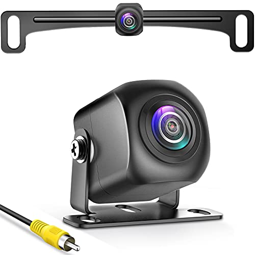 PixelMan Backup Camera,AHD 1080P Metal 170 Degree Wide Angle Rearview Reversing Camera,PMD2A-S Clear Night Vision IP69 Waterproof Reverse Rear View Camera for Car Vehicle SUV RV