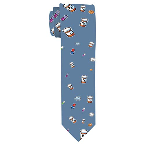 RX Pharmacy Gifts RX Prescription Tie for Nurse Pharmacist or Doctor Appreciation Gifts RX Necktie