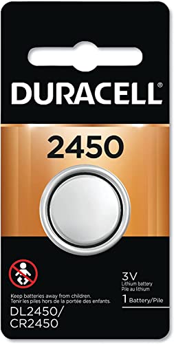 Duracell Lithium Battery Security 3 Volt DL2450B 1 Each (Pack of 2)