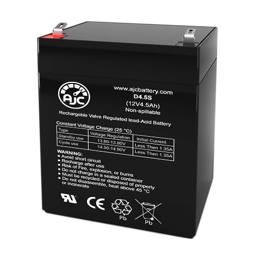 AJC Battery Compatible with Liftmaster Elite Series 8550W 12V 4.5Ah Garage Door Battery