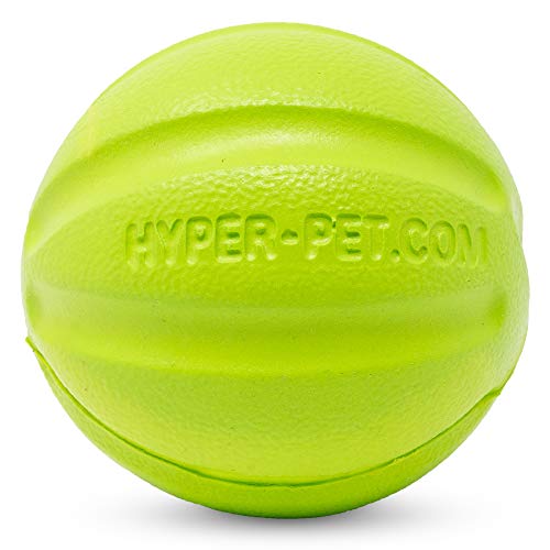 Hyper Pet Fetching Dog Toys - Throwing Ball Dog Toy Made with EVA Foam - Lightweight & Floats on Water,Green