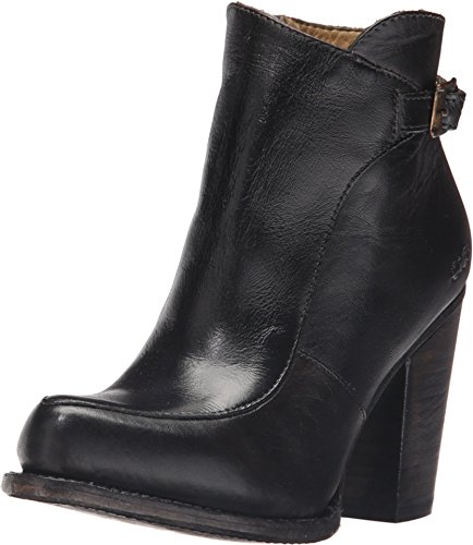Bed|Stu Isla Womens Leather Boots, Black Rustic, Size 8