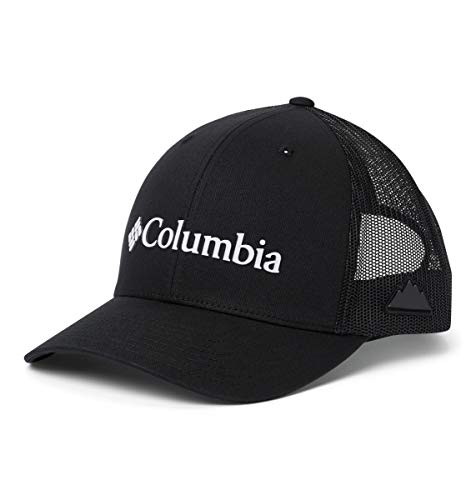 Columbia Men's Mesh Snap Back Hat, Black/Weld, One Size