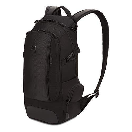SwissGear 3598 Backpack Narrow Daypack, Black, 18-Inch