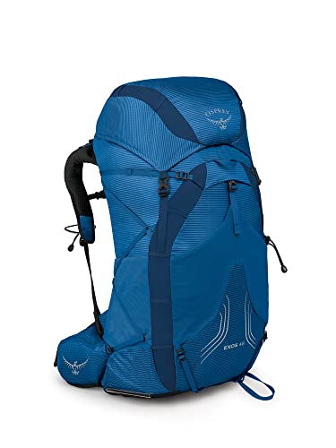 Osprey Exos 48L Men's Ultralight Backpacking Backpack, Blue Ribbon, S/M