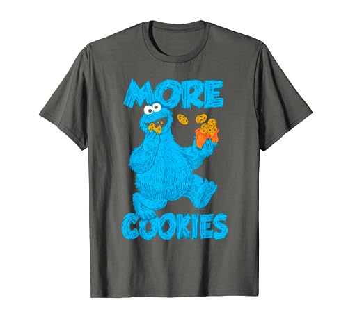 Sesame Street Cookie Monster More Cookies T-Shirt