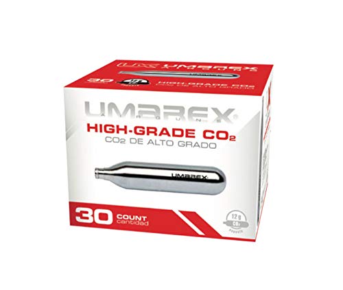 Umarex High-Grade CO2 Cartridges for Pellet Guns, BB Guns and Airsoft Guns, 12 Gram (Pack of 30)