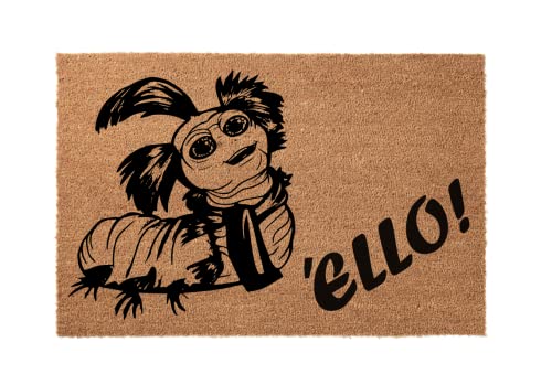 Labyrinth Inspired 'Ello Worm - Movie Caterpillar - Personalized Doormat - Wedding Gift - Housewarming Gift - Front Doormat (24' x 16')