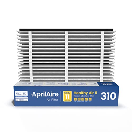 AprilAire 310 Replacement Filter for AprilAire Whole House Air Purifiers - MERV 11, Clean Air & Dust, 20x20x4 Air Filter (Pack of 1)