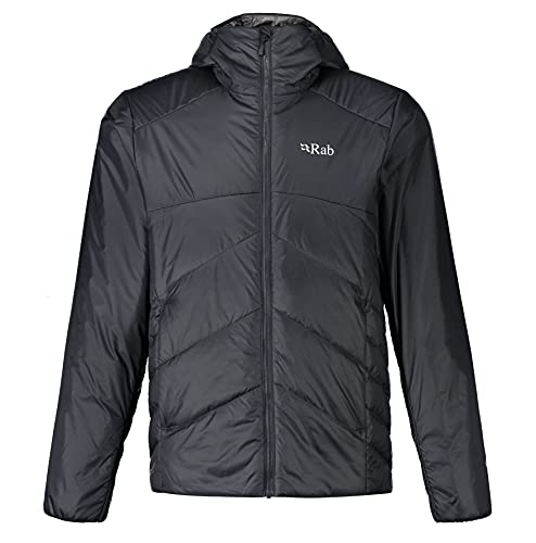 RAB Men's Xenon 2.0 Synthetic Insulated Hooded Jacket for Hiking, Climbing, and Skiing - Beluga - X-Large