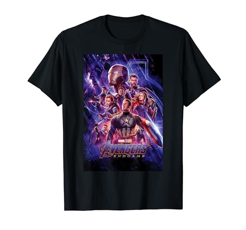 Marvel Studios Avengers Endgame Space Group Shot Poster T-Shirt
