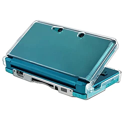 Yanfider Transparent Hard Shell Case Cover Compatible with Nintendo 3DS, Replacement Protective 3DS Crystal Clear Housing Case